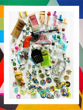Retro/vintage small kids toy lot